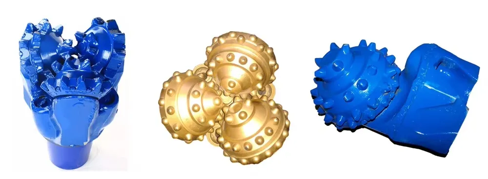 Трёхконусное долото для бурения водяных скважин, бурение скважин 0