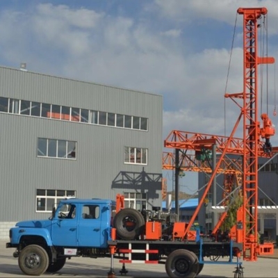 установленная тележкой глубина машины 42KW 250M скважины 4x4 сверля