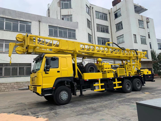 тип роторной таблицы шасси тележки Howo 6x4 буровой установки скважины 300m