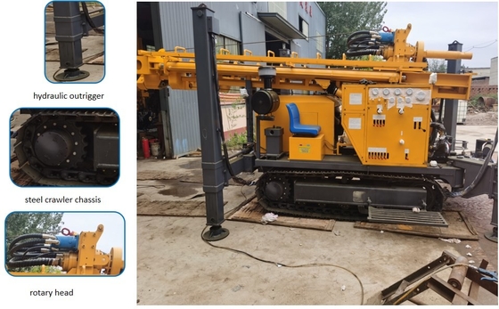Буровая установка глубины CE GL300S 77KW 330m геотермическая