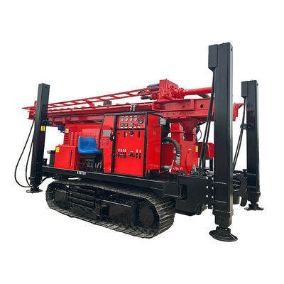 GL350S Crawler Water Well Drill/Drilling Rig для глубины бурения 350 м и диаметра отверстия 105-325 мм