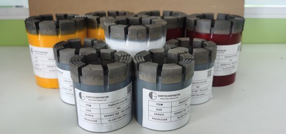 Алмазные коронки для колонкового бурения BQ/NQ/HQ/PQ с проволочным спуском и длительным сроком службы для геологоразведки