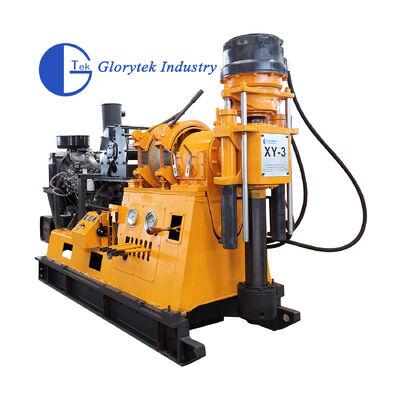 XY-3 Core Drilling Rig с глубиной бурения 600 м, внутренним диаметром шпинделя 96 мм и грузоподъемностью 3000 кг для геологоразведки